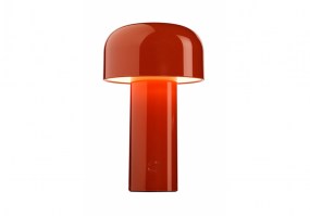 Bellhop portable table light in Brick Red
