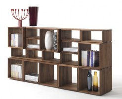 Freedom bookcase in walnut main image_1