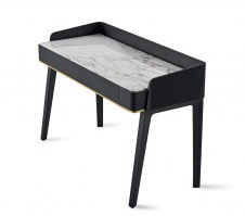 Soho dressing table with white marble