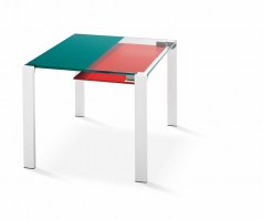 Livingstone table from Tonelli with lacquered glass