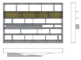 Flat.C Bookcase FLC0063_Drawing