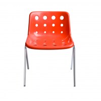 Polo chair in Red with 4 Legged base