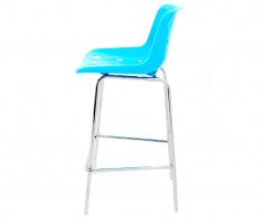 Polo barstool in light blue